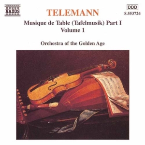 Telemann Georg Philipp - Tafelmusik Vol 1 i gruppen Externt_Lager / Naxoslager hos Bengans Skivbutik AB (582169)