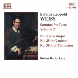 Weiss Silvius Leopold - Sonatas For Lute Vol 2 i gruppen VI TIPSER / Julegavetips CD hos Bengans Skivbutik AB (583975)