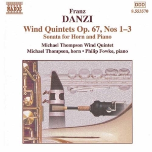 Danzi Franz - Wind Quintets Op 67 i gruppen VI TIPSER / Julegavetips CD hos Bengans Skivbutik AB (587173)