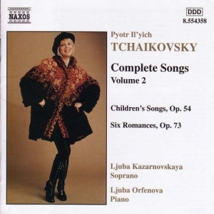 Tchaikovsky Pyotr - Complete Songs Vol 2 i gruppen VI TIPSER / Julegavetips CD hos Bengans Skivbutik AB (589618)