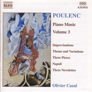 Poulenc Francis - Piano Music Vol 3 i gruppen VI TIPSER / Julegavetips CD hos Bengans Skivbutik AB (589619)