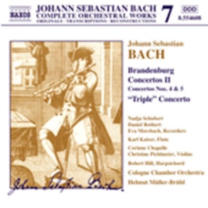 Bach Johann Sebastian - Brandenburg Concertos Ii i gruppen Externt_Lager / Naxoslager hos Bengans Skivbutik AB (595585)