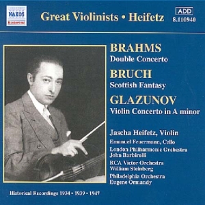 Brahms/Bruch/Glazunov - Great Violinists i gruppen Externt_Lager / Naxoslager hos Bengans Skivbutik AB (599601)