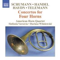 American Horn Quartet - Works For 4 Horns & Orchestra i gruppen VI TIPSER / Julegavetips CD hos Bengans Skivbutik AB (603068)