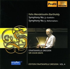 Mendelssohn - Symphonies 3 & 5 i gruppen VI TIPSER / Julegavetips CD hos Bengans Skivbutik AB (604277)