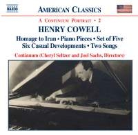 Cowell Henry - Piano Chamber & Vocal Works 2 i gruppen VI TIPSER / Julegavetips CD hos Bengans Skivbutik AB (612790)