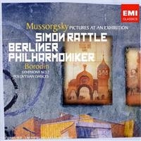 SIR SIMON RATTLE/BERLINER PHIL - MUSSORGSKY: PICTURES AT AN EXH i gruppen CD / Klassisk hos Bengans Skivbutik AB (618439)