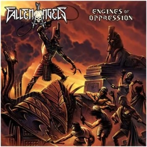 Fallen Angels - Engines Of Oppression i gruppen CD / Metal/ Heavy metal hos Bengans Skivbutik AB (620439)