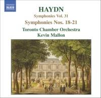 Haydn - Symphonies Nos. 18-21 i gruppen VI TIPSER / Julegavetips CD hos Bengans Skivbutik AB (621302)