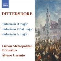 Dittersdorf - Three Symphonies i gruppen VI TIPSER / Julegavetips CD hos Bengans Skivbutik AB (633121)