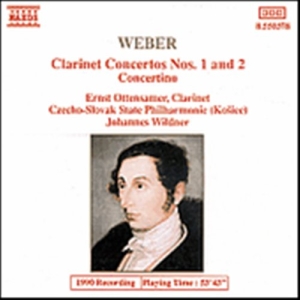 Weber Carl Maria Von - Clarinet Concertos 1 & 2 i gruppen VI TIPSER / Julegavetips CD hos Bengans Skivbutik AB (638041)