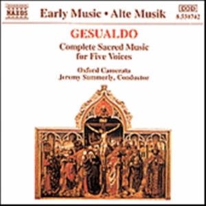 Gesualdo Carlo - Sacred Music 5 Voices i gruppen VI TIPSER / Julegavetips CD hos Bengans Skivbutik AB (638347)