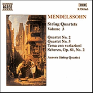 Mendelssohn Felix - String Quartets Vol 3 i gruppen VI TIPSER / Julegavetips CD hos Bengans Skivbutik AB (642665)