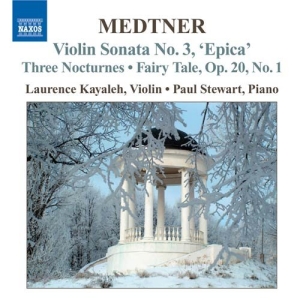 Medtner: Kayaleh / Stewart - Works For Violin And Piano i gruppen VI TIPSER / Julegavetips CD hos Bengans Skivbutik AB (652270)