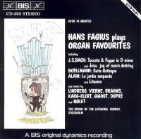 Various - Hans Fagius Plays Organ Favour i gruppen VI TIPSER / Julegavetips CD hos Bengans Skivbutik AB (652434)