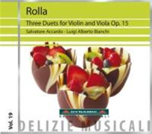 Rolla - Three Duets For Violin And Viola i gruppen VI TIPSER / Julegavetips CD hos Bengans Skivbutik AB (659984)