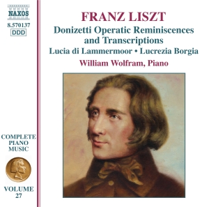 Liszt - Donizetti Opera Transcriptions i gruppen VI TIPSER / Julegavetips CD hos Bengans Skivbutik AB (660519)