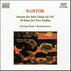 Bartok Bela - Sonatas For Solo Violin i gruppen VI TIPSER / Julegavetips CD hos Bengans Skivbutik AB (666079)