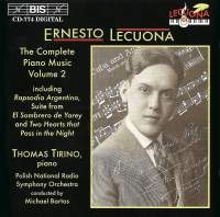 Lecuona Ernesto - Complete Piano Music Vol 2 i gruppen VI TIPSER / Julegavetips CD hos Bengans Skivbutik AB (673140)