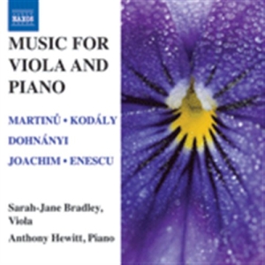 Martinu / Kodaly / Enesco / Joachim - Music For Viola And Piano i gruppen VI TIPSER / Julegavetips CD hos Bengans Skivbutik AB (674563)