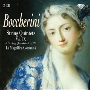 Boccherini Luigi - String Quintets Vol. Ix i gruppen CD / Annet hos Bengans Skivbutik AB (685892)