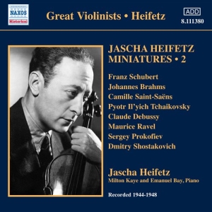 Jascha Heifetz - Miniatures Vol 2 i gruppen Externt_Lager / Naxoslager hos Bengans Skivbutik AB (691643)