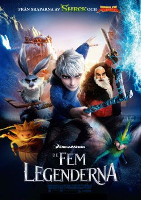 De fem legenderna i gruppen Film BluRay 3D hos Bengans Skivbutik AB (780129)