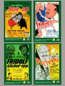 Lille Fridolf x 4 i gruppen Film DVD hos Bengans Skivbutik AB (844808)