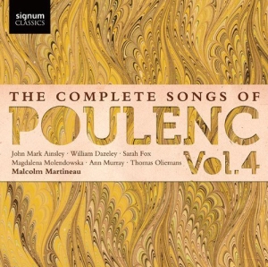 Poulenc - Songs Vol 4 i gruppen VI TIPSER / Julegavetips CD hos Bengans Skivbutik AB (923683)