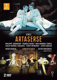 Diego Fasolis/Philippe Jarouss - Vinci: Artaserse i gruppen Musikkk-DVD & Bluray hos Bengans Skivbutik AB (989396)