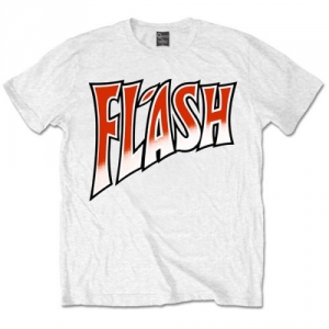 R: Queen Flash Gordon Mens White T Shirt i gruppen Merchandise hos Bengans Skivbutik AB (V-2628305)