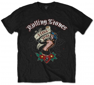 Rolling Stones Miss You Black Mens T Shirt i gruppen Merch T-shirts / T-shirt Kampanje hos Bengans Skivbutik AB (V-2628369)