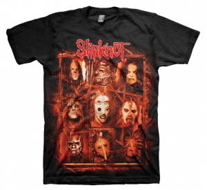 Slipknot Rusty Face Mens Black T Shirt i gruppen Minishops / Slipknot hos Bengans Skivbutik AB (V-2628821)