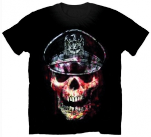 Slayer Skull Hat Mens T Shirt i gruppen Merchandise hos Bengans Skivbutik AB (V-2628834)