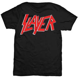 Slayer Classic Logo Men's Black T Shirt i gruppen Merchandise hos Bengans Skivbutik AB (V-2628857)