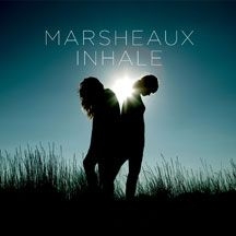 Marsheaux - Inhale (Blue And White Half & Half i gruppen VINYL hos Bengans Skivbutik AB (1818096)