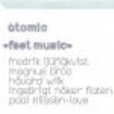 Atomic - Feet Music i gruppen CD hos Bengans Skivbutik AB (1836681)