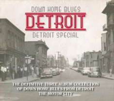 Various Artists - Down Home Blues Detroit (3Cd+Bok)