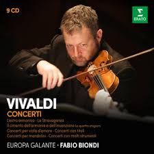 Fabio Biondi - Vivaldi: Concertos i gruppen CD hos Bengans Skivbutik AB (2399457)