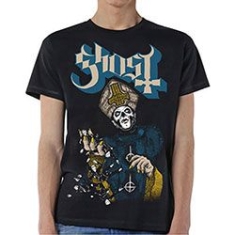 Ghost - GHOST MEN'S TEE: PAPA OF THE WORLD Size M. i gruppen Minishops / Ghost hos Bengans Skivbutik AB (3586581)