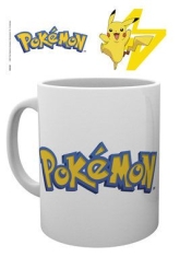 Pokemon - Logo And Pikachu - Mug i gruppen MERCH hos Bengans Skivbutik AB (3594427)