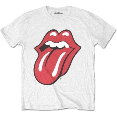 Rolling Stones - Classic Tongue Uni White T-Shirt