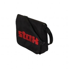 Stax - Logo Flaptop Record Bag (Striped Messenger)