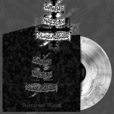 Darkened Nocturn Slaughtercult - Nocturnal March (White Marbled Viny