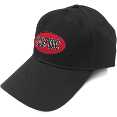 Ac/Dc - Oval Logo Bl Baseball C