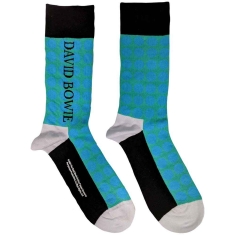 David Bowie - Circles Pattern Uni Blue Socks (Eu 40-45