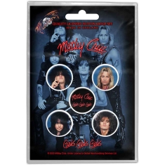 Motley Crue - Girls, Girls, Girls Button Badge Pack