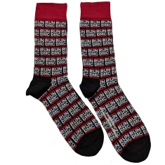 Run Dmc - All Over Logo Uni Bl Socks (Eu 40-45)