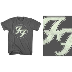 Foo Fighters - Unisex T-Shirt: Gold FF Logo (XX-Large)