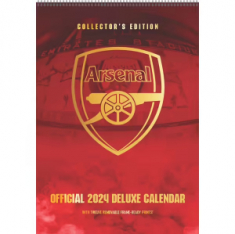 Arsenal Fc - Arsenal Fc 2024 A3 Deluxe Calendar